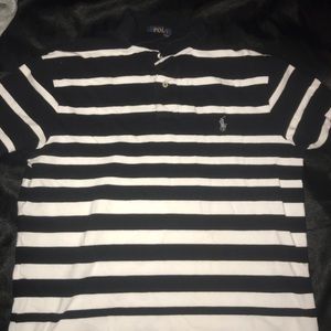 Polo Ralph Lauren size m black and white shirt